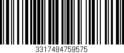 Código de barras (EAN, GTIN, SKU, ISBN): '3317484759575'