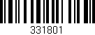 Código de barras (EAN, GTIN, SKU, ISBN): '331801'