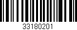 Código de barras (EAN, GTIN, SKU, ISBN): '33180201'