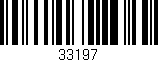 Código de barras (EAN, GTIN, SKU, ISBN): '33197'
