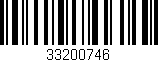 Código de barras (EAN, GTIN, SKU, ISBN): '33200746'