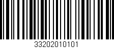 Código de barras (EAN, GTIN, SKU, ISBN): '33202010101'