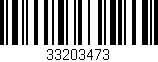 Código de barras (EAN, GTIN, SKU, ISBN): '33203473'