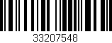 Código de barras (EAN, GTIN, SKU, ISBN): '33207548'