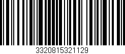 Código de barras (EAN, GTIN, SKU, ISBN): '3320815321129'