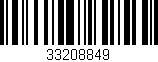 Código de barras (EAN, GTIN, SKU, ISBN): '33208849'