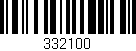 Código de barras (EAN, GTIN, SKU, ISBN): '332100'