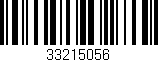 Código de barras (EAN, GTIN, SKU, ISBN): '33215056'