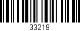 Código de barras (EAN, GTIN, SKU, ISBN): '33219'