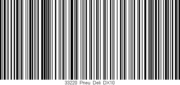Código de barras (EAN, GTIN, SKU, ISBN): '33220_Pneu_Deli_DX10'
