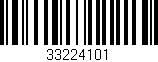 Código de barras (EAN, GTIN, SKU, ISBN): '33224101'
