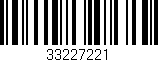 Código de barras (EAN, GTIN, SKU, ISBN): '33227221'