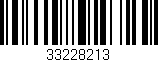 Código de barras (EAN, GTIN, SKU, ISBN): '33228213'