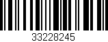 Código de barras (EAN, GTIN, SKU, ISBN): '33228245'