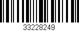 Código de barras (EAN, GTIN, SKU, ISBN): '33228249'