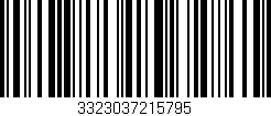 Código de barras (EAN, GTIN, SKU, ISBN): '3323037215795'
