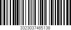 Código de barras (EAN, GTIN, SKU, ISBN): '3323037465138'