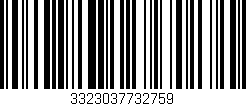 Código de barras (EAN, GTIN, SKU, ISBN): '3323037732759'