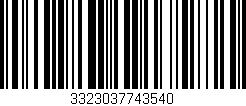 Código de barras (EAN, GTIN, SKU, ISBN): '3323037743540'