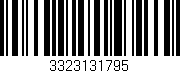 Código de barras (EAN, GTIN, SKU, ISBN): '3323131795'