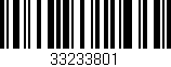 Código de barras (EAN, GTIN, SKU, ISBN): '33233801'