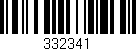 Código de barras (EAN, GTIN, SKU, ISBN): '332341'