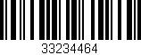 Código de barras (EAN, GTIN, SKU, ISBN): '33234464'