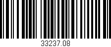 Código de barras (EAN, GTIN, SKU, ISBN): '33237.08'