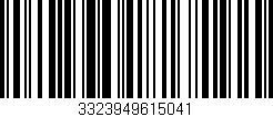 Código de barras (EAN, GTIN, SKU, ISBN): '3323949615041'