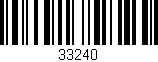 Código de barras (EAN, GTIN, SKU, ISBN): '33240'