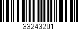 Código de barras (EAN, GTIN, SKU, ISBN): '33243201'