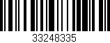 Código de barras (EAN, GTIN, SKU, ISBN): '33248335'