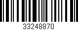 Código de barras (EAN, GTIN, SKU, ISBN): '33248870'