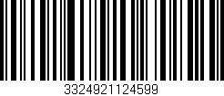 Código de barras (EAN, GTIN, SKU, ISBN): '3324921124599'
