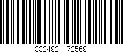 Código de barras (EAN, GTIN, SKU, ISBN): '3324921172569'