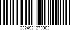 Código de barras (EAN, GTIN, SKU, ISBN): '3324921278902'