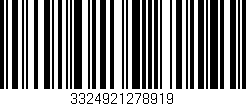 Código de barras (EAN, GTIN, SKU, ISBN): '3324921278919'