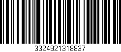 Código de barras (EAN, GTIN, SKU, ISBN): '3324921318837'