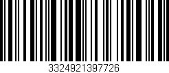 Código de barras (EAN, GTIN, SKU, ISBN): '3324921397726'