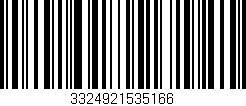 Código de barras (EAN, GTIN, SKU, ISBN): '3324921535166'