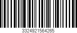 Código de barras (EAN, GTIN, SKU, ISBN): '3324921564265'
