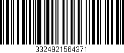 Código de barras (EAN, GTIN, SKU, ISBN): '3324921564371'
