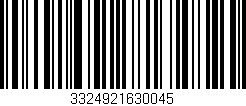 Código de barras (EAN, GTIN, SKU, ISBN): '3324921630045'
