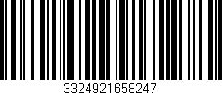 Código de barras (EAN, GTIN, SKU, ISBN): '3324921658247'