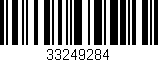 Código de barras (EAN, GTIN, SKU, ISBN): '33249284'