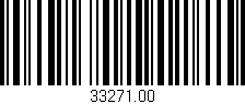Código de barras (EAN, GTIN, SKU, ISBN): '33271.00'