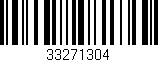 Código de barras (EAN, GTIN, SKU, ISBN): '33271304'