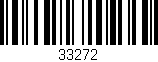 Código de barras (EAN, GTIN, SKU, ISBN): '33272'