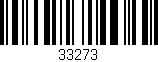 Código de barras (EAN, GTIN, SKU, ISBN): '33273'