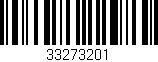 Código de barras (EAN, GTIN, SKU, ISBN): '33273201'